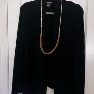 Black cardigan